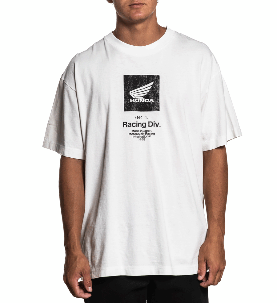 Global Racing Tee - Vintage White