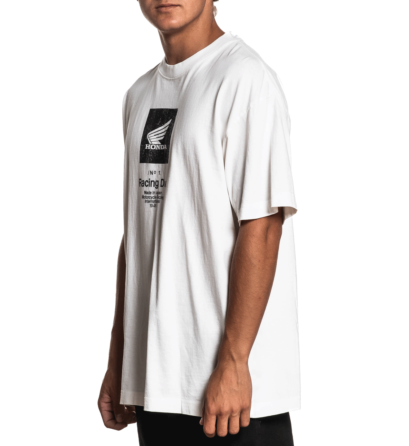 Global Racing Tee - Vintage White