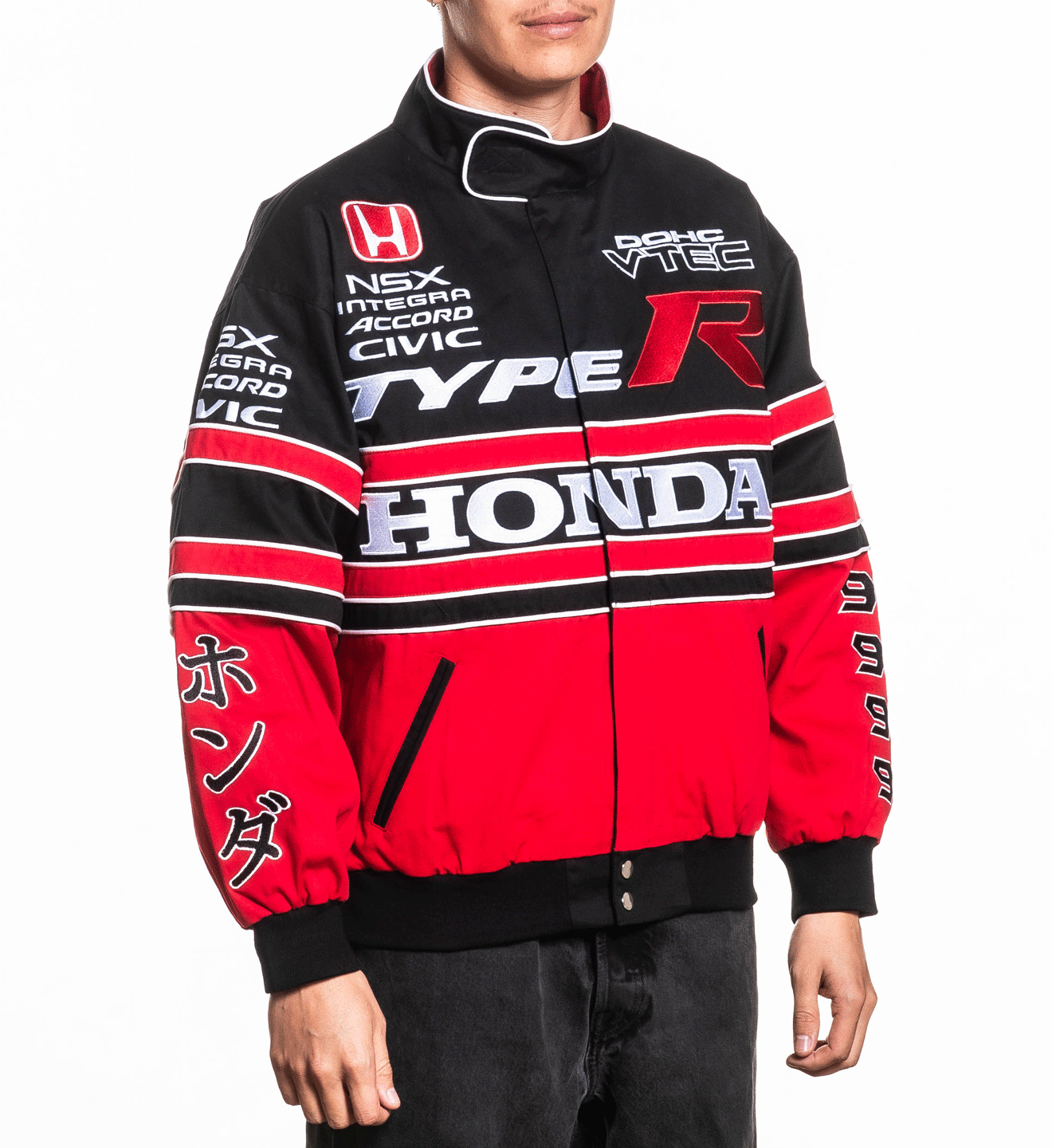 Tribute Jacket - Black Red