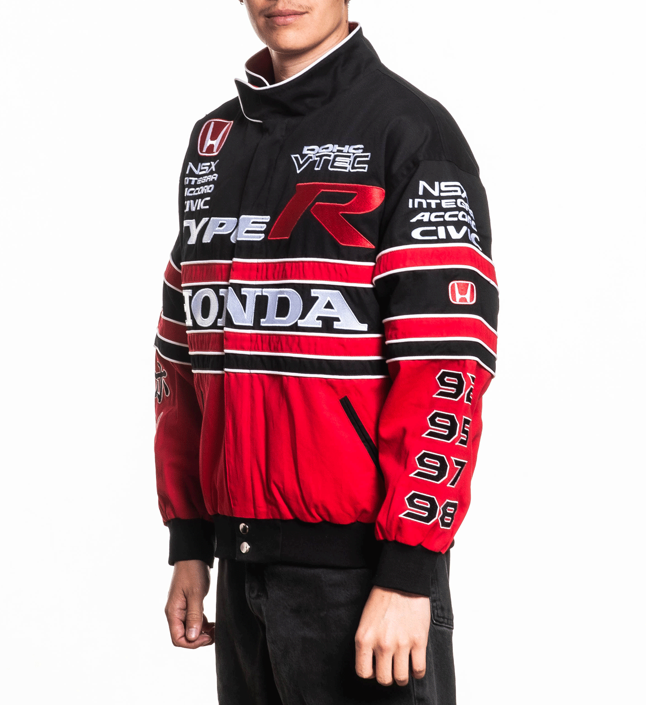 Tribute Jacket - Black Red