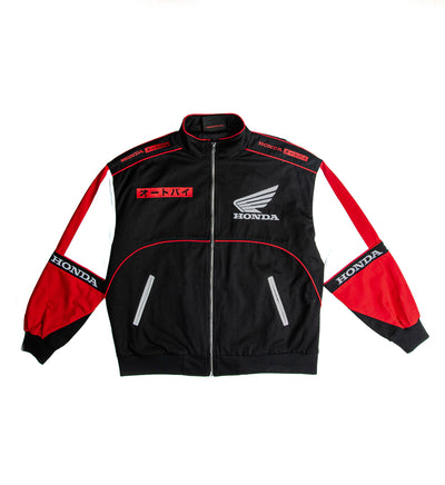 Anaheim Jacket - Black Red