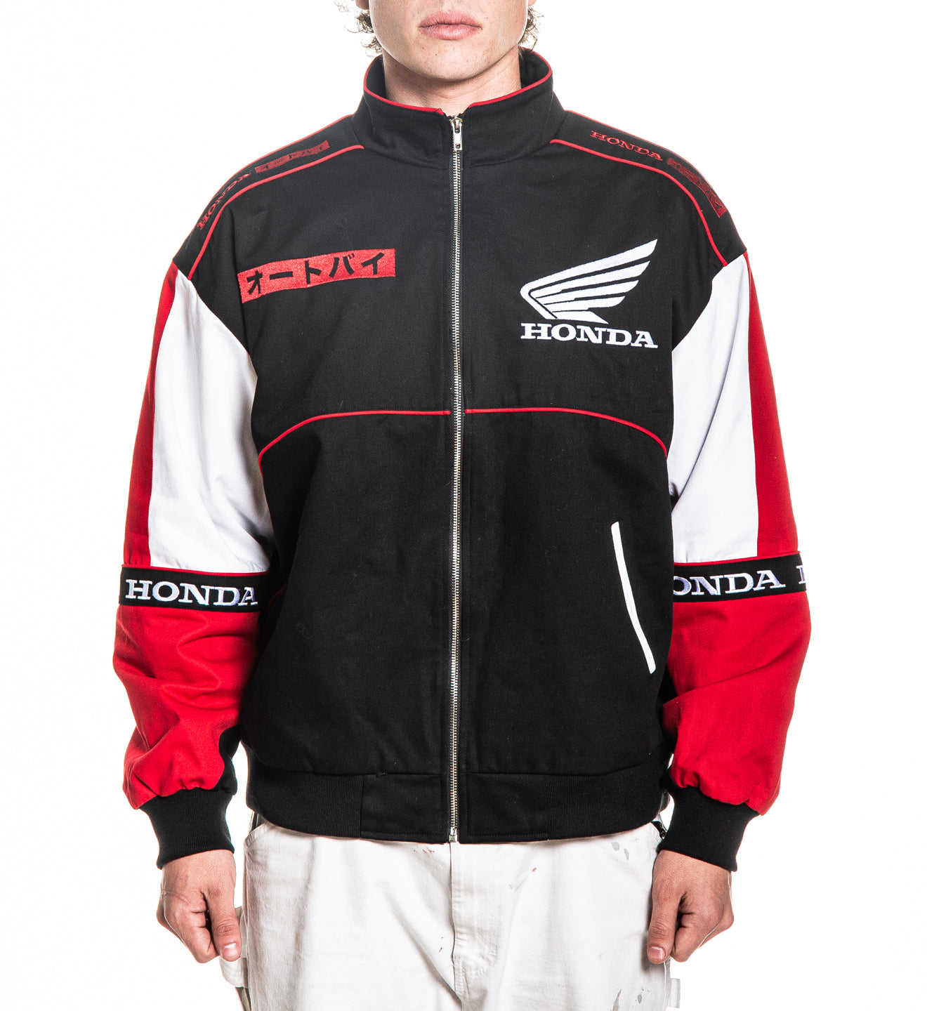 Anaheim Jacket - Black Red