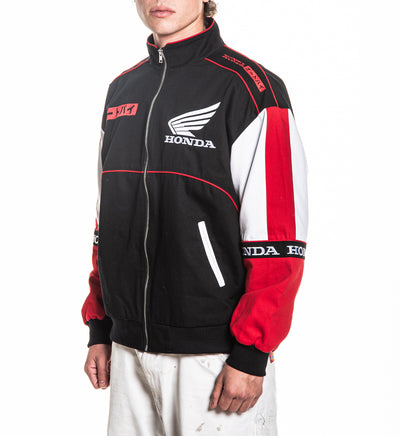 Anaheim Jacket - Black Red