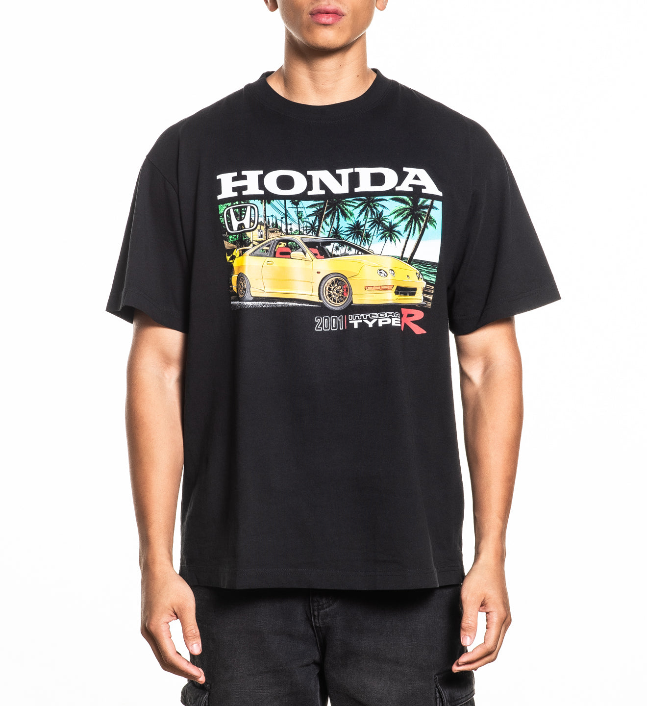 Phoenix Yellow Tee - Black