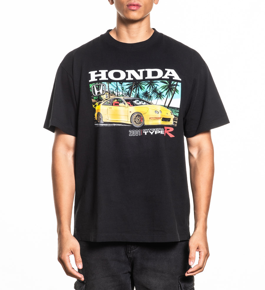 Phoenix Yellow Tee - Black