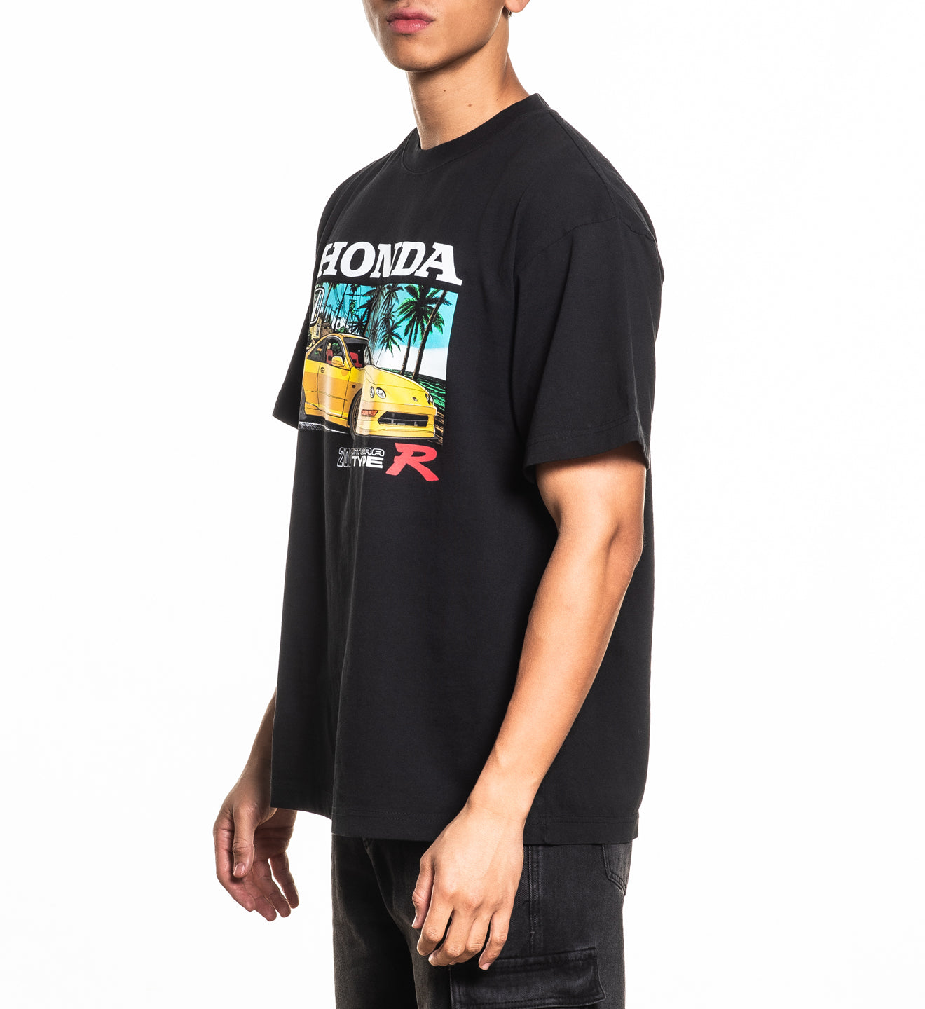 Phoenix Yellow Tee - Black