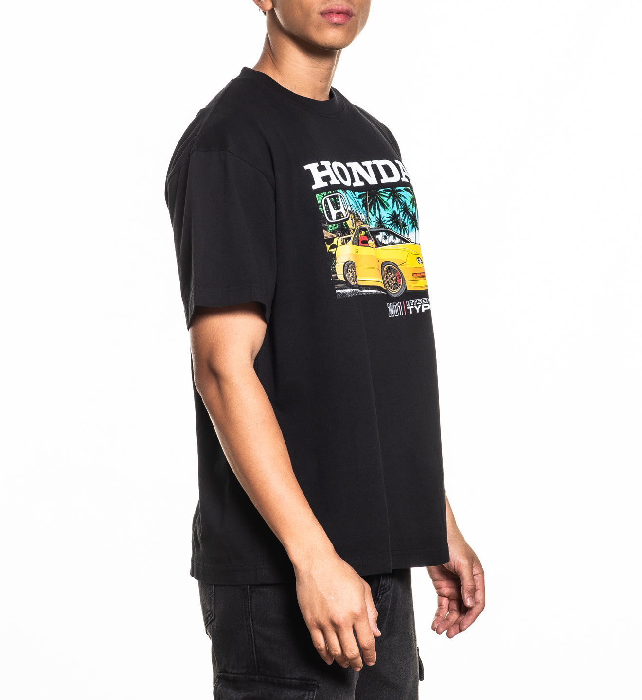 Phoenix Yellow Tee - Black