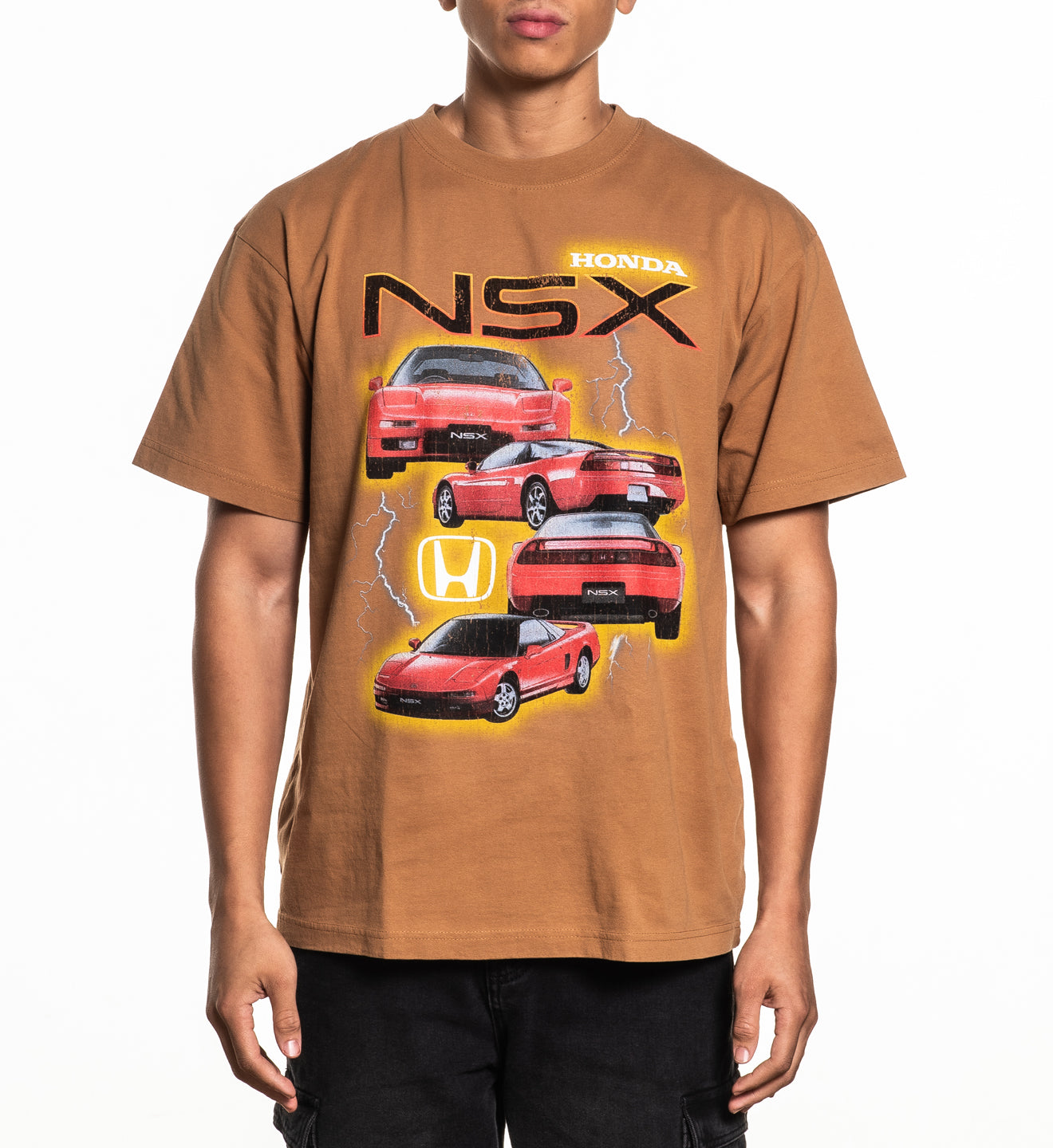 Honda Offset Tee - Natural - Honda by CPTN Apparel Company, LLC