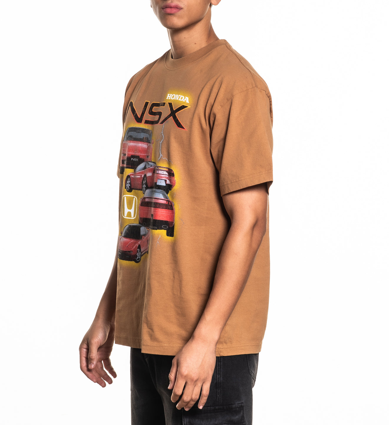 Honda Offset Tee - Natural - Honda by CPTN Apparel Company, LLC