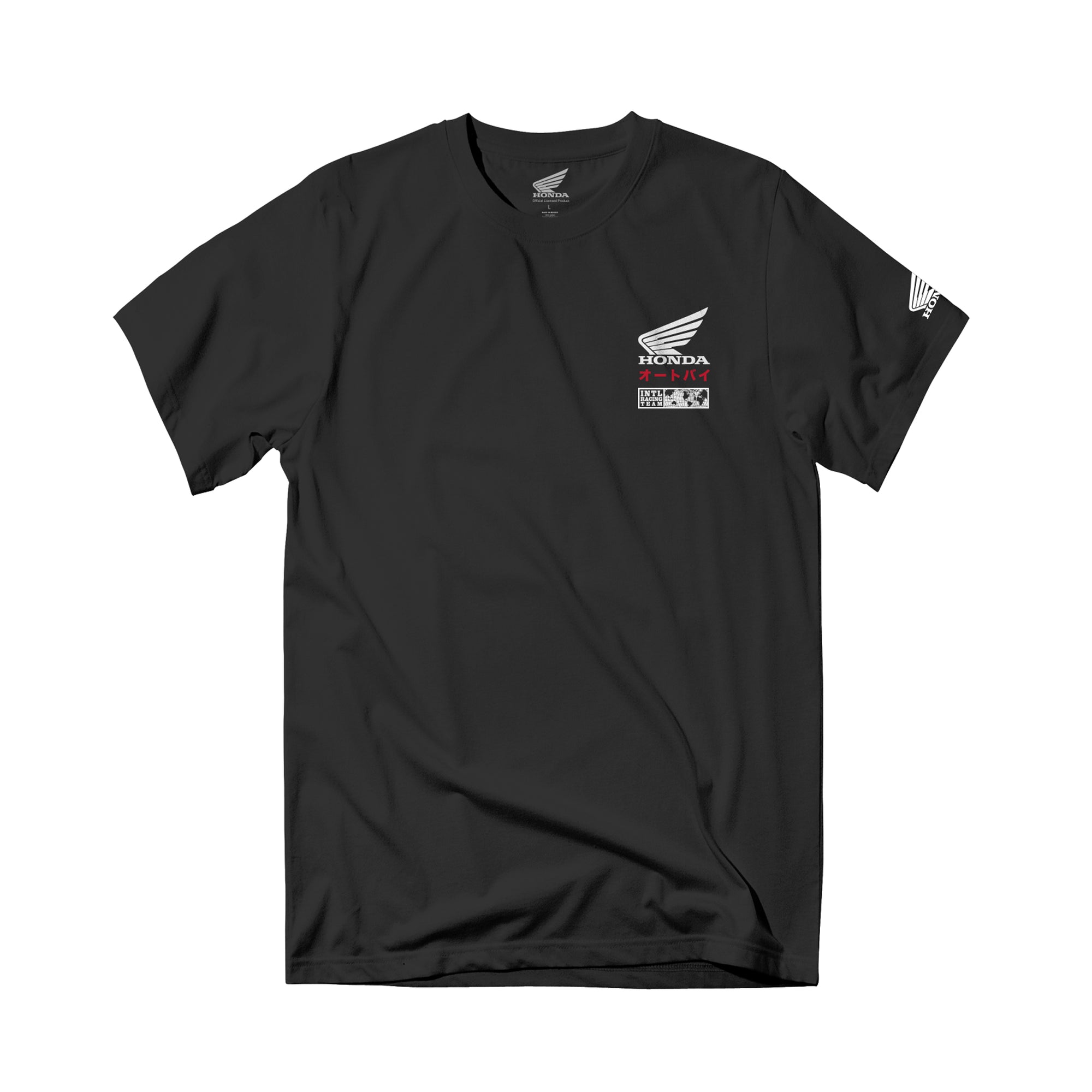 Honda Distance Tee - Black - Honda by CPTN Apparel Company, LLC