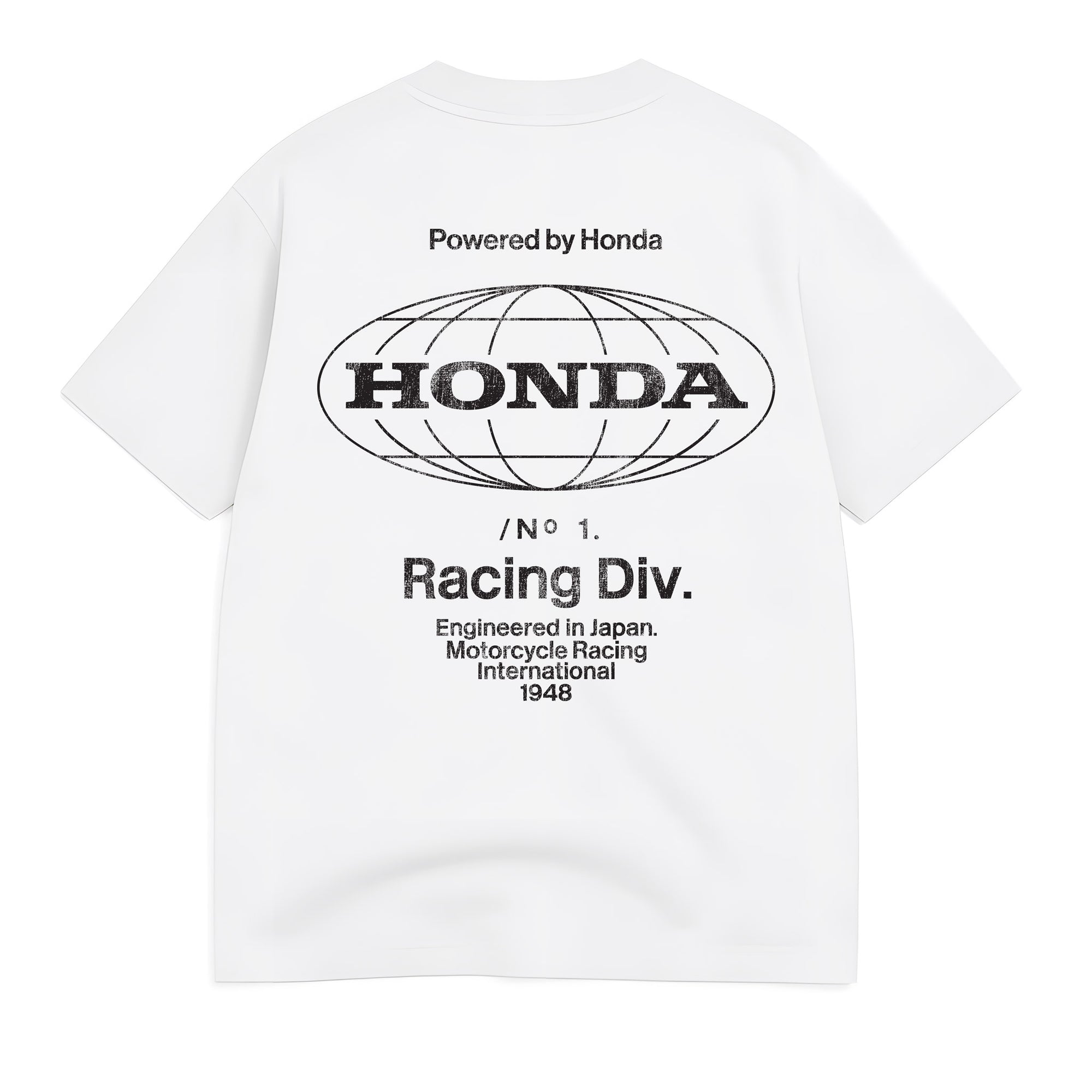 Global Racing Tee - Vintage White
