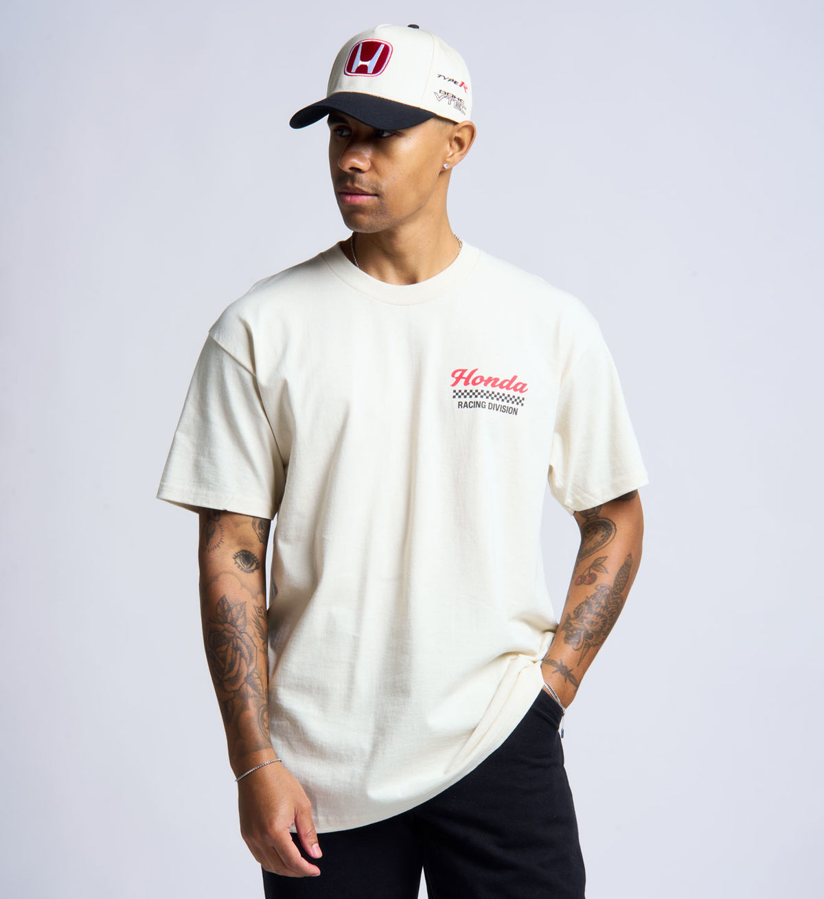 Throttle Tee - Cream