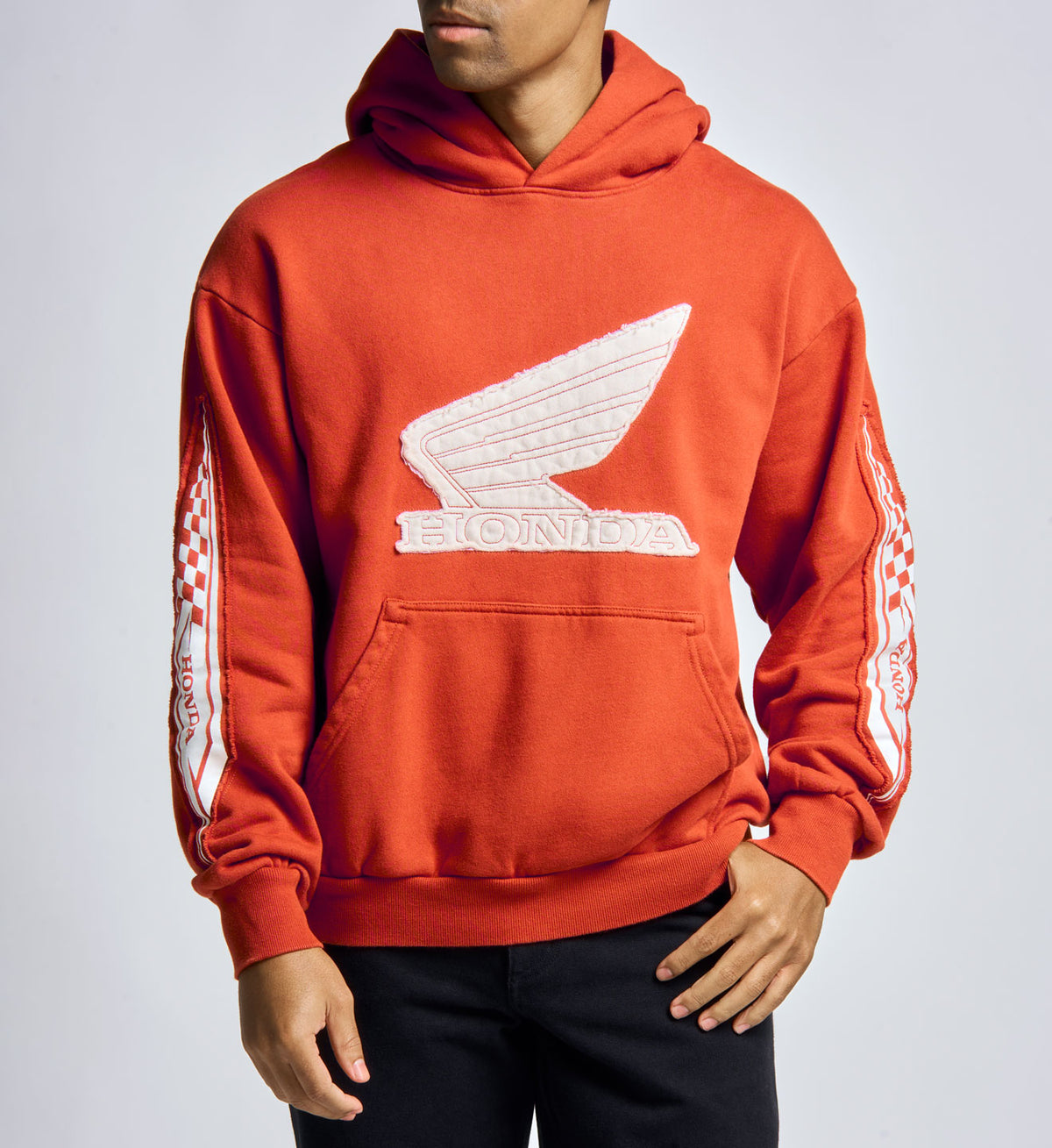 Down Shift Hood - Red
