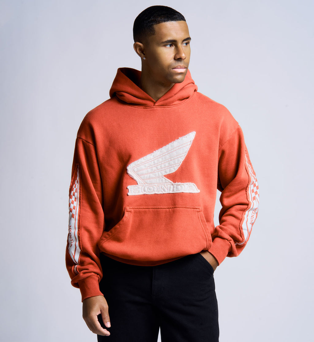 Down Shift Hood - Red