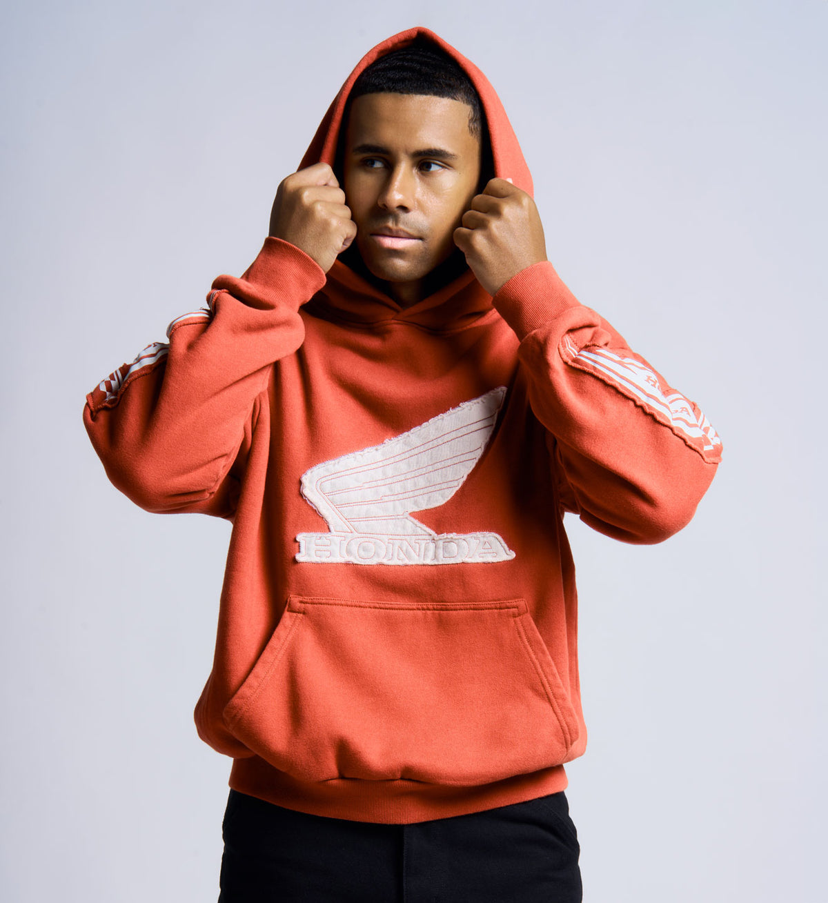 Down Shift Hood - Red