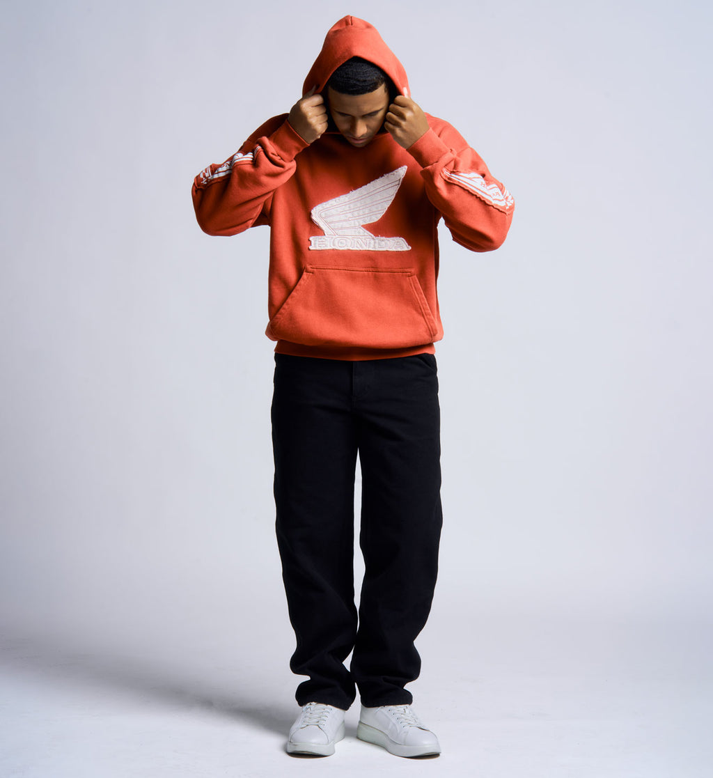 Down Shift Hood - Red